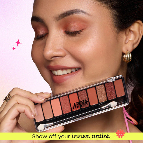 Nykaa Eyes On Me! 10-in-1 Eyeshadow Palette (12g)