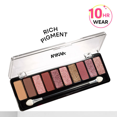 Nykaa Eyes On Me! 10-in-1 Eyeshadow Palette (12g)