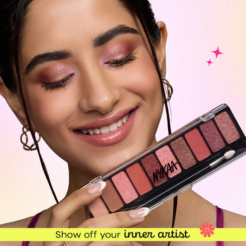 Nykaa Eyes On Me! 10-in-1 Eyeshadow Palette (12g)