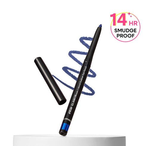 Nykaa GLAMOReyes Waterproof & Smudgeproof Colored Kajal Eyeliner Eye Pencil