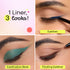 Nykaa GLAMOReyes Waterproof & Smudgeproof Colored Kajal Eyeliner Eye Pencil