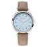 Titan Workwear Blue Dial Women Watch With Leather Strap