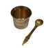 Brass Holy Water Pot & Spoon 120g