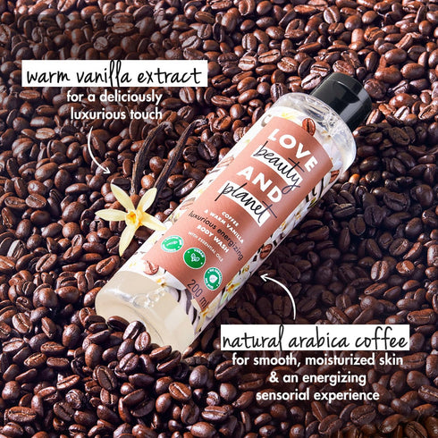 Love Beauty And Planet Coffee and Warm Vanilla Body Wash
