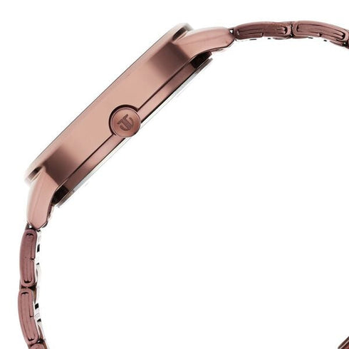 Titan Women's Purple Allure Watch: Floral Mosaic Dial & Sleek Strap