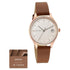 Titan Workwear Silver Dial Women Watch With Leather Strap (Model 2649WL01)