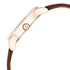Titan Workwear Silver Dial Women Watch With Leather Strap (Model 2649WL01)