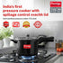 Prestige Svachh Hard Anodised Spillage Control Pressure Cooker 7.5 L Black
