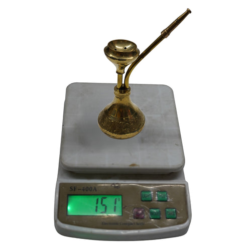 Brass Hand Hookah Showpiece 151g Set 1