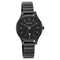 Titan Karishma Quartz Analog Black Round Dial Black Stainless Steel Strap