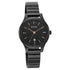 Titan Karishma Quartz Analog Black Round Dial Black Stainless Steel Strap