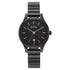 Titan Karishma Quartz Analog Black Round Dial Black Stainless Steel Strap