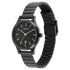 Titan Karishma Quartz Analog Black Round Dial Black Stainless Steel Strap