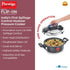 Prestige Svachh Flip-on Hard Anodised Gas And Induction Compatible Pressure Cooker 3 L