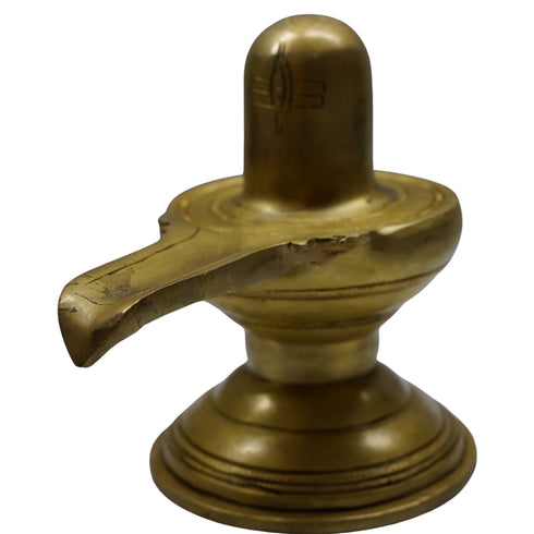 Brass Shiva Lingam 3420g Set 1
