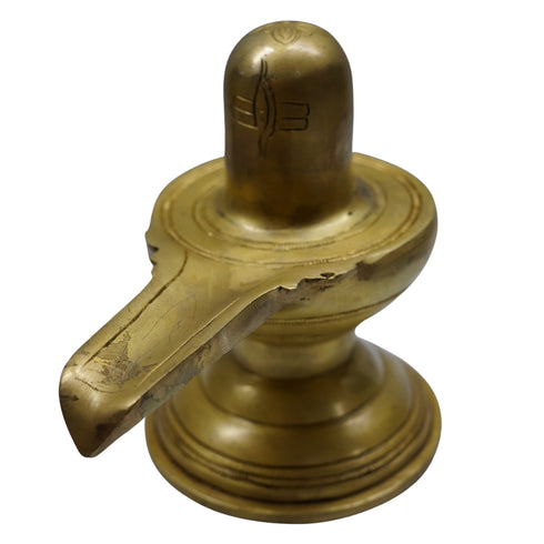 Brass Shiva Lingam 3420g Set 1