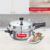 Prestige Popular Virgin Aluminium Junior Deep Pan Pressure Cooker 4 L Silver
