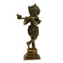 Brass Lord Krishna Playing Flute Statue 538g