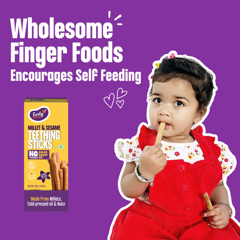 Early Foods Millet and Sesame Teething Sticks