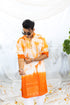 Kzari Stylish Orange Batik Kurta