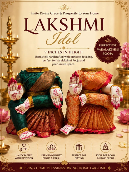 Omkari Fashion Varalaxmi Lakshmi Idol