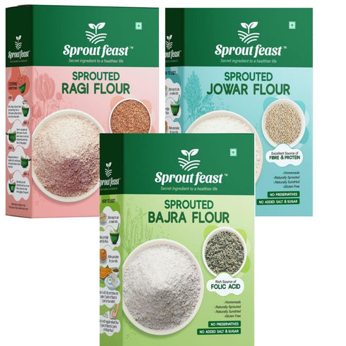 Sprout Feast Sprouted flours Combo packs 800G Each