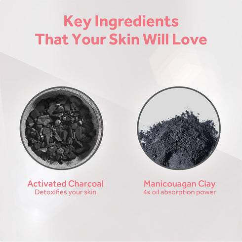 Ponds Pure Detox Mineral Clay Activated Charcoal Oil Free Glow & Face Wash