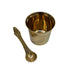 Brass Panchapatra with spoon for pooja 191g