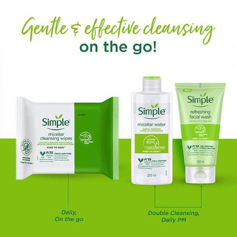 Simple Micellar Cleansing Wipes