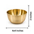Brass Dining Bowl Peetal Ki Katori (Set of 2) 384g