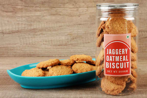 Neelam Foodland Jaggery Oatmeal Biscuit