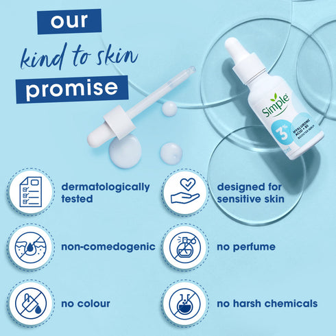 Simple 3% Hyaluronic Acid + Vit B5 Serum