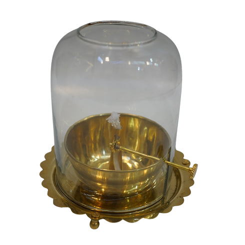 Miniature Brass Hammered Patela/Bhagona for Home Decor | Pack of 6