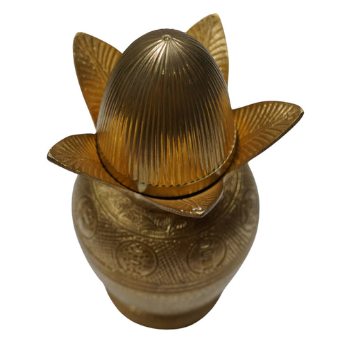 Brass Kalash Lota with Coconut 706g Set 1