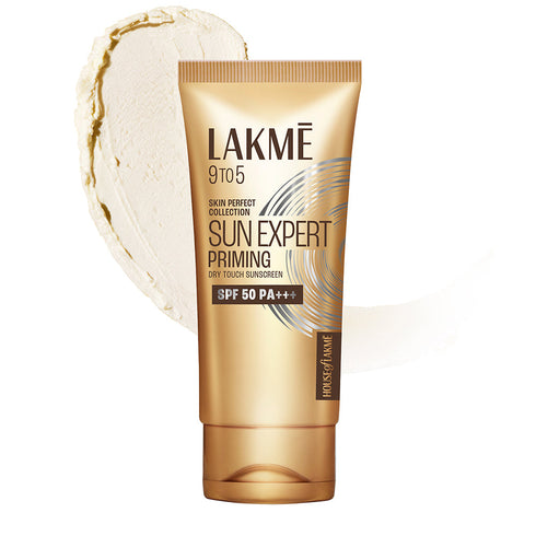 Lakme Sun Expert Primer + Sunscreen, SPF 50 PA+++ for UVA/B