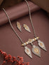 Oxidised Dual Toned Long Haram Leafy Statement Tribal Pendant Jewellery Set