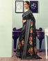 Sudathi Ready To Wear Black Printed Woven Saree