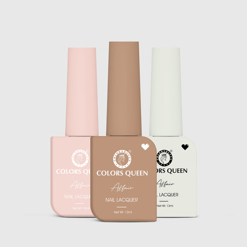 Colors Queen Affair Matte Nail Paint Set of 3 – Highly Pigmented Enamel