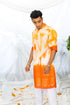 Kzari Stylish Orange Batik Kurta