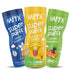Happa Vanilla Blueberry and Carrot Beetroot and Strawberry Banana Baby Puffs