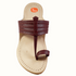 Vhaanfootwear Soft Leather Maroon Kolhapuri Chappal For Men