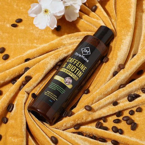Style Make StyleMake Caffeine & Biotin Shampoo DHT Blocker Anti Hair Fall Shampoo with Conditioner Sulphate & Silicone Free