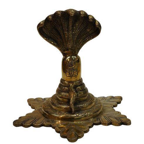 Brass shivling on Leaf 1688g Set 1