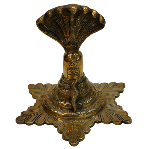 Brass shivling on Leaf 1688g Set 1