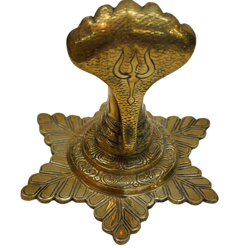 Brass shivling on Leaf 1688g Set 1