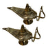 Brass Aladdin Chirag Lamp Showpiece 47g Pack of 2