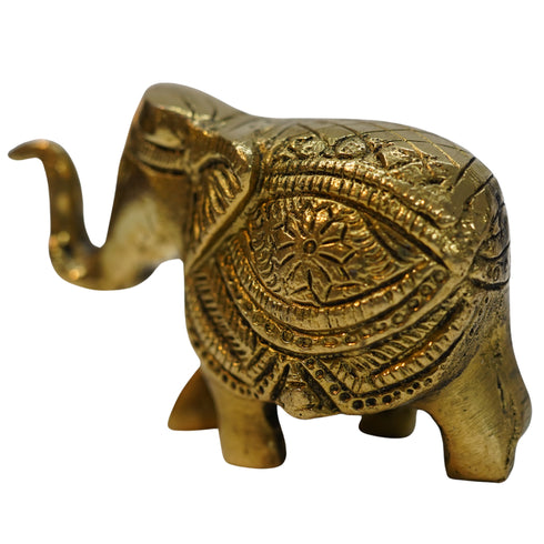 Handmade Brass Elephant idol 278g Set 1