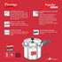 Prestige Popular Svachh Virgin Aluminium Gas And Induction Compatible Pressure Cooker Silver 2 L