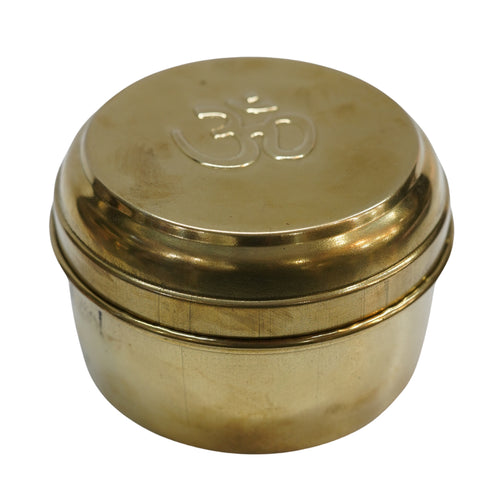 Handmade Brass Sindoor Box 160g