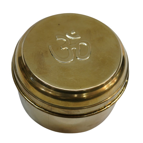 Handmade Brass Sindoor Box 160g